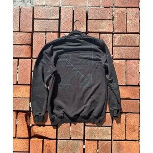 Off White Crewneck Sweatshirt Mens XL Black Tonal Arrow Logo